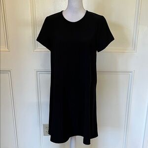 Madewell Classic Black Midi Dress